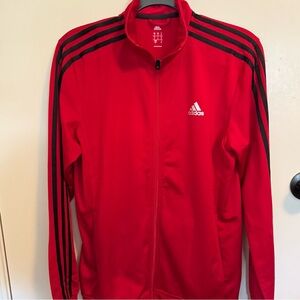 Adidas Men's Red Track Jacket